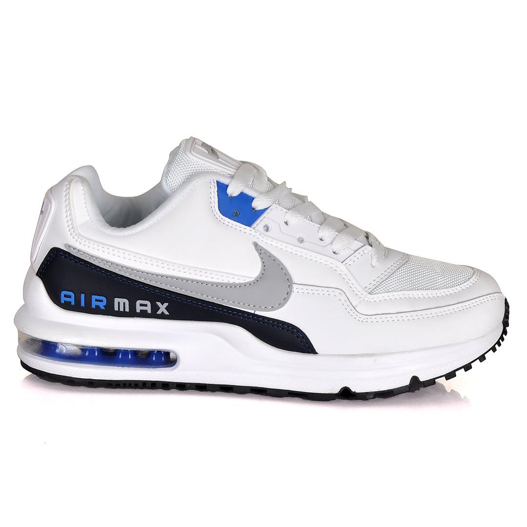 NK Max LTD 3 Side Logo Patterned Sneakers - White - Obeezi.com