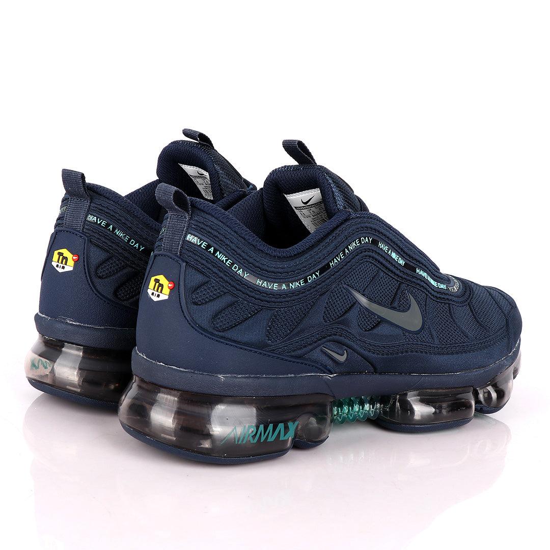 NK Max Navy Blue Sneakers With Tuned Pressure Sole - Obeezi