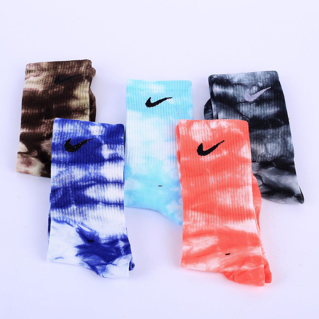 NK Multi-Coloured Logo Designed Socks - Obeezi.com