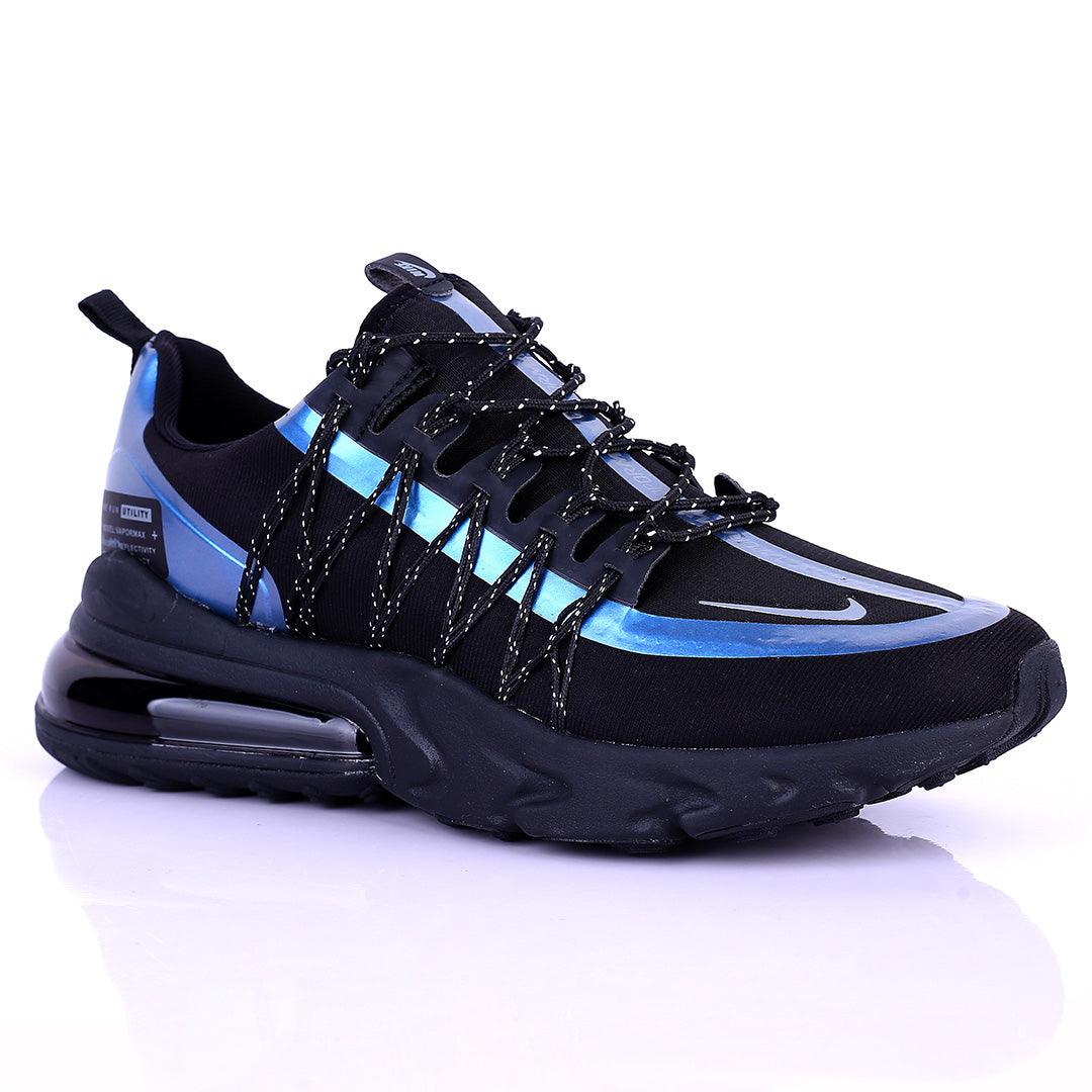 NK Run Utility 360 Degree Blue Reflectivity Black Sneakers Designed - Obeezi.com