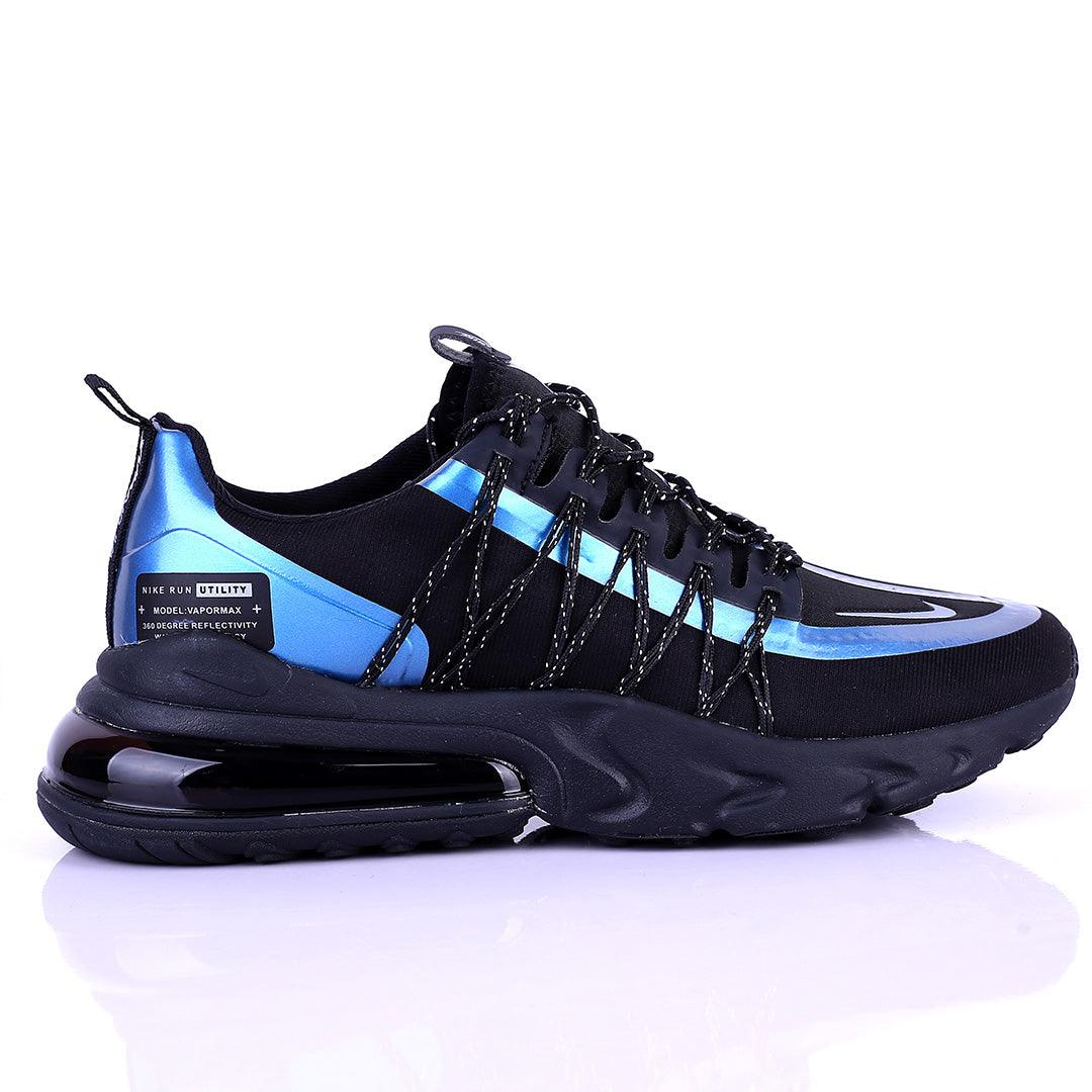 NK Run Utility 360 Degree Blue Reflectivity Black Sneakers Designed - Obeezi.com