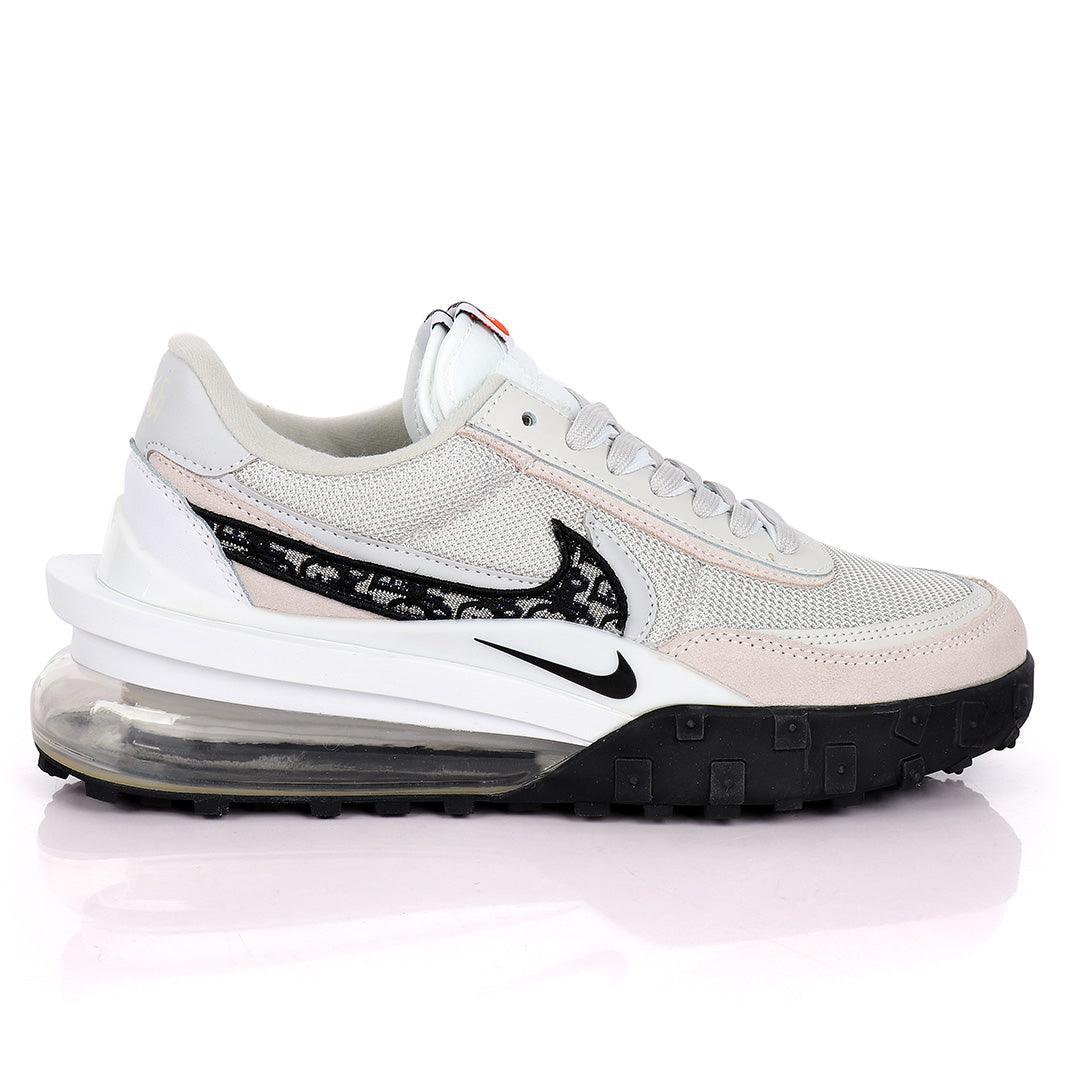 NK Sacai Waffle Tailwind Beige And Ash Sneakers - Obeezi.com