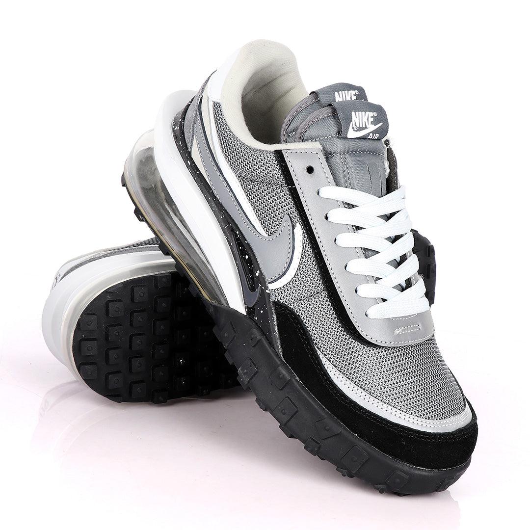 NK Sacai Waffle Tailwind Carbon Grey Sneakers - Obeezi