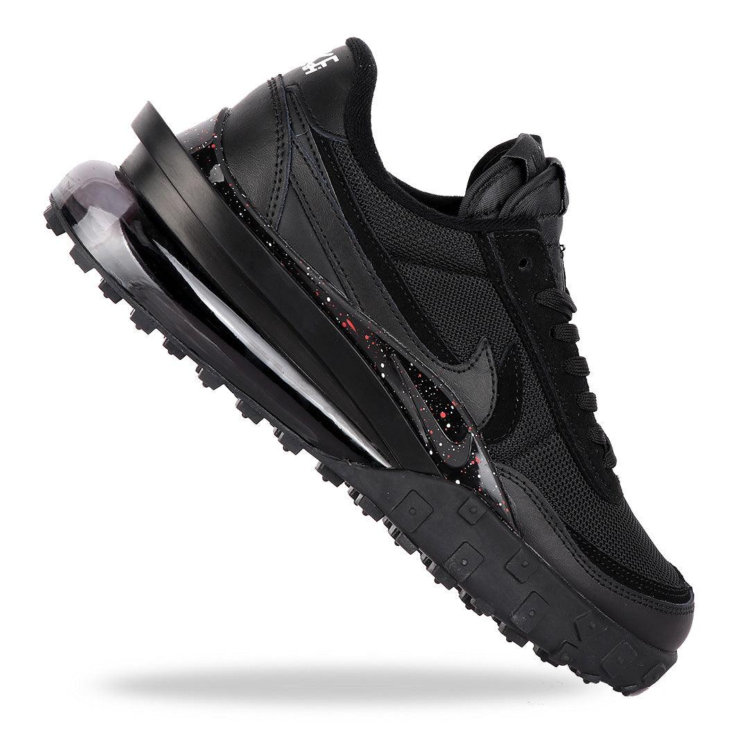 NK Sacai Waffle Tailwind Royal Black Sneakers - Obeezi