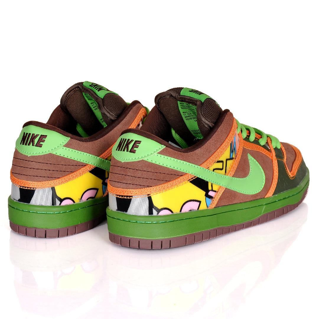 NK SB Dunk Low Pro Mixed Green Sneakers - Obeezi.com