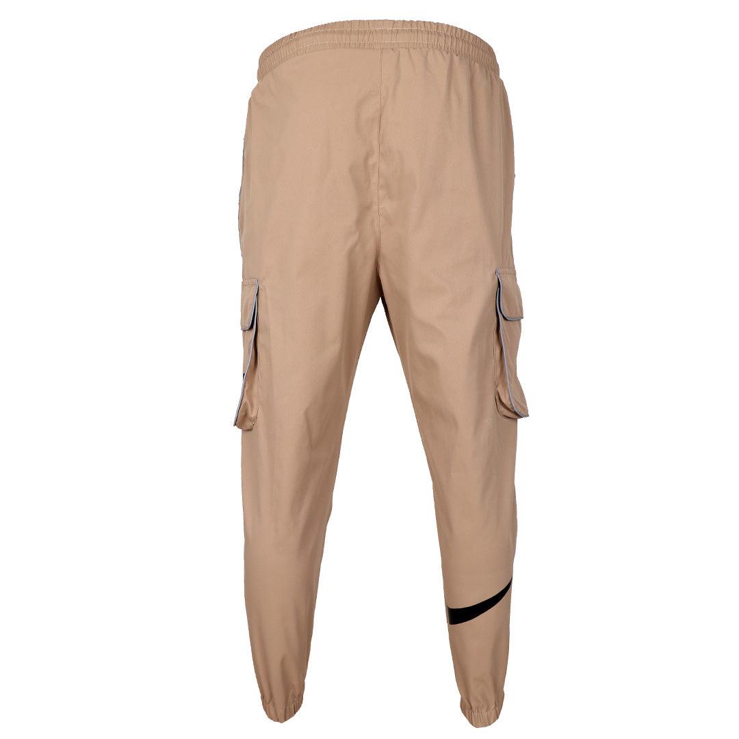 Nk Side Pockets Club Cargo Jog Pant-Brown - Obeezi