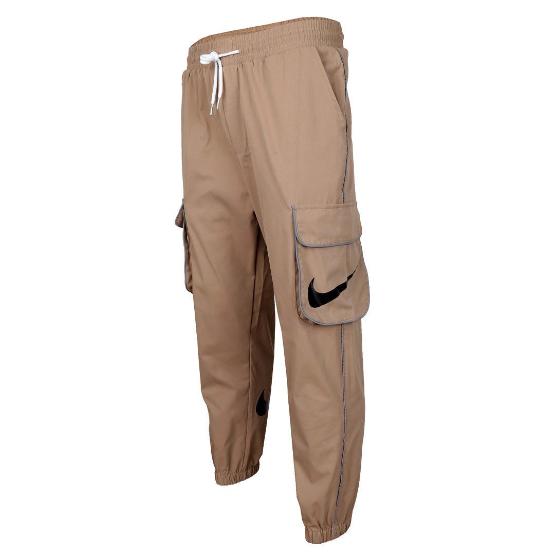 Nk Side Pockets Club Cargo Jog Pant-Brown - Obeezi