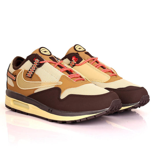 NK Travis Scott Max 1 Cactus Corporation Sneakers - Obeezi.com