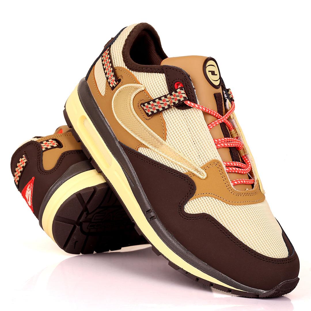 NK Travis Scott Max 1 Cactus Corporation Sneakers - Obeezi.com