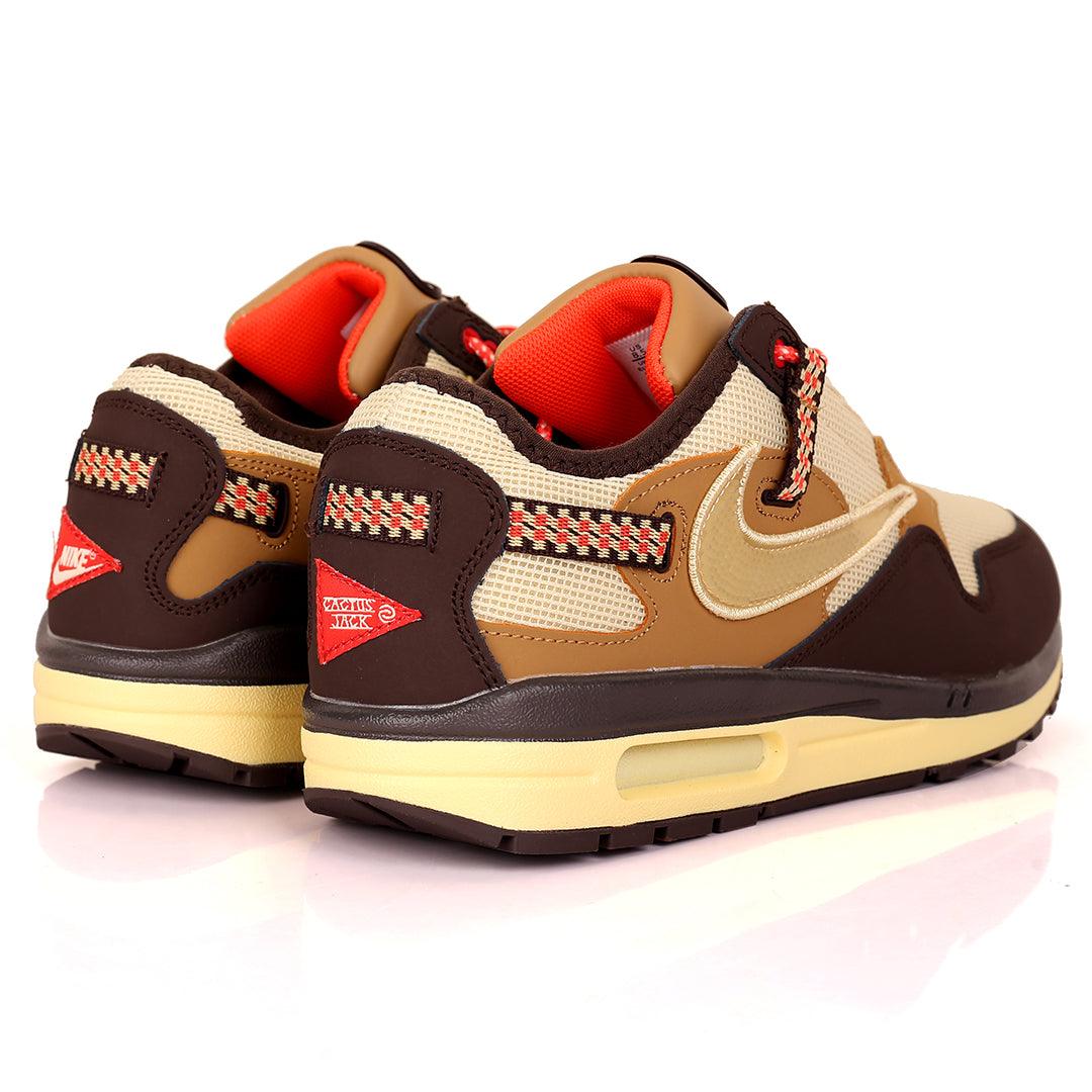 NK Travis Scott Max 1 Cactus Corporation Sneakers - Obeezi.com