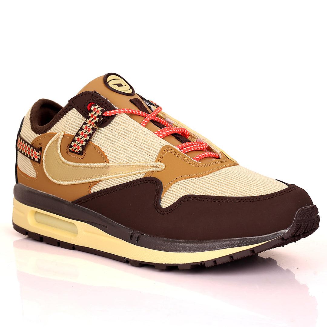 NK Travis Scott Max 1 Cactus Corporation Sneakers - Obeezi.com