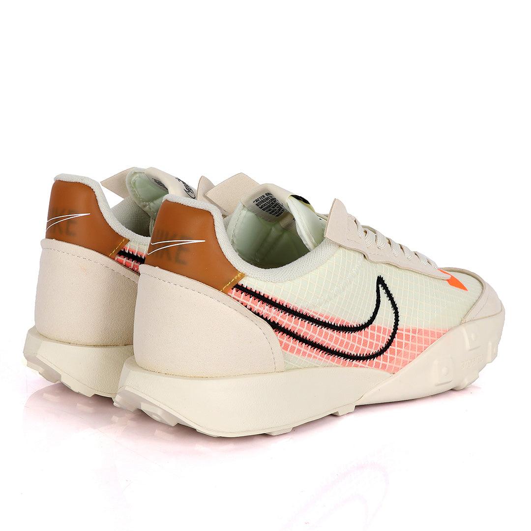 NK Waffle Racer Beige Sneakers - Obeezi