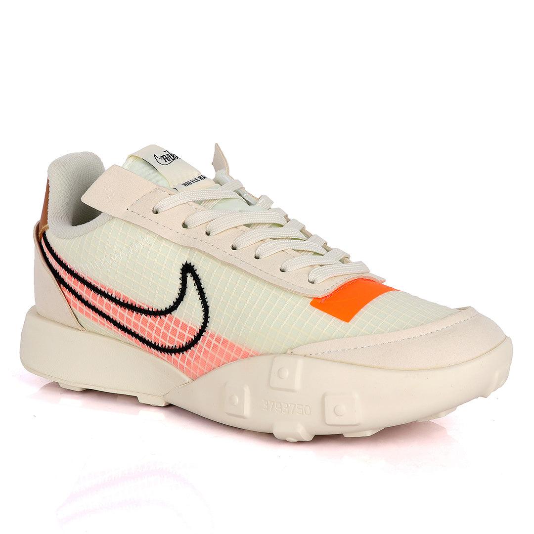 NK Waffle Racer Beige Sneakers - Obeezi