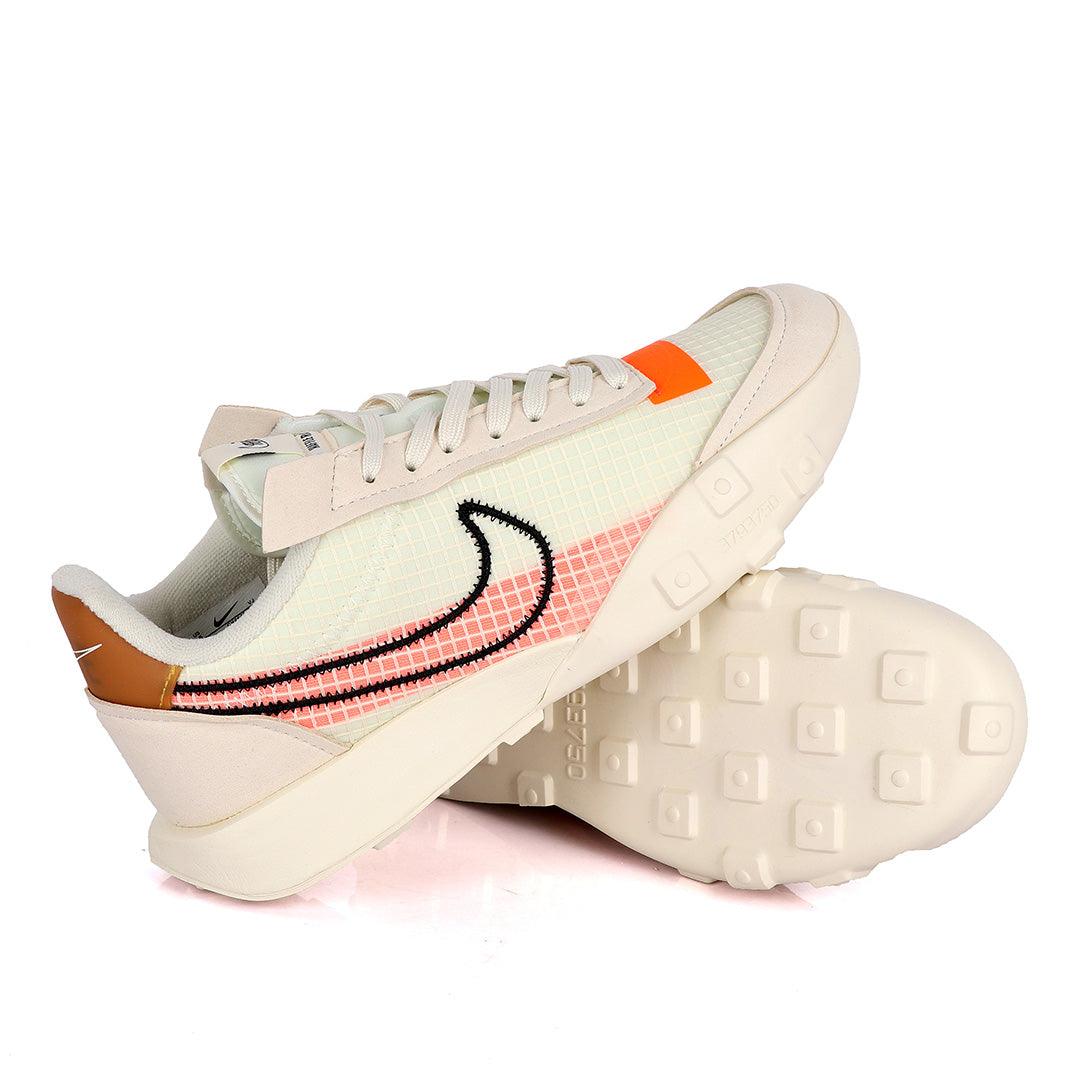 NK Waffle Racer Beige Sneakers - Obeezi