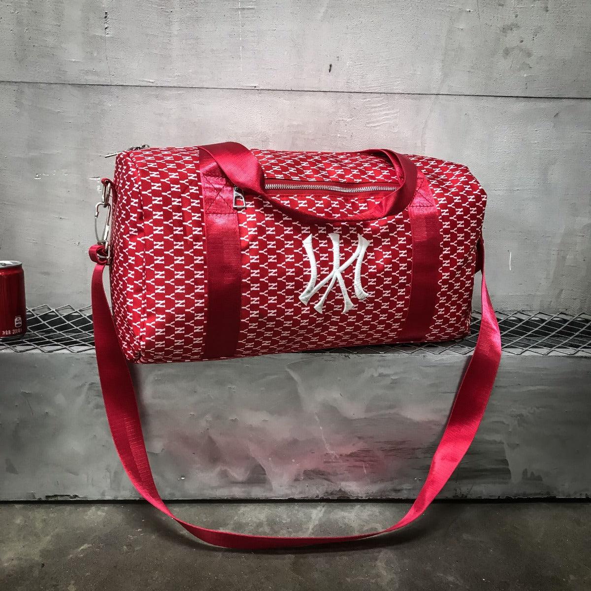 NY Topnotch Classic Designed Multi-Functional Travel Bag- Red - Obeezi.com