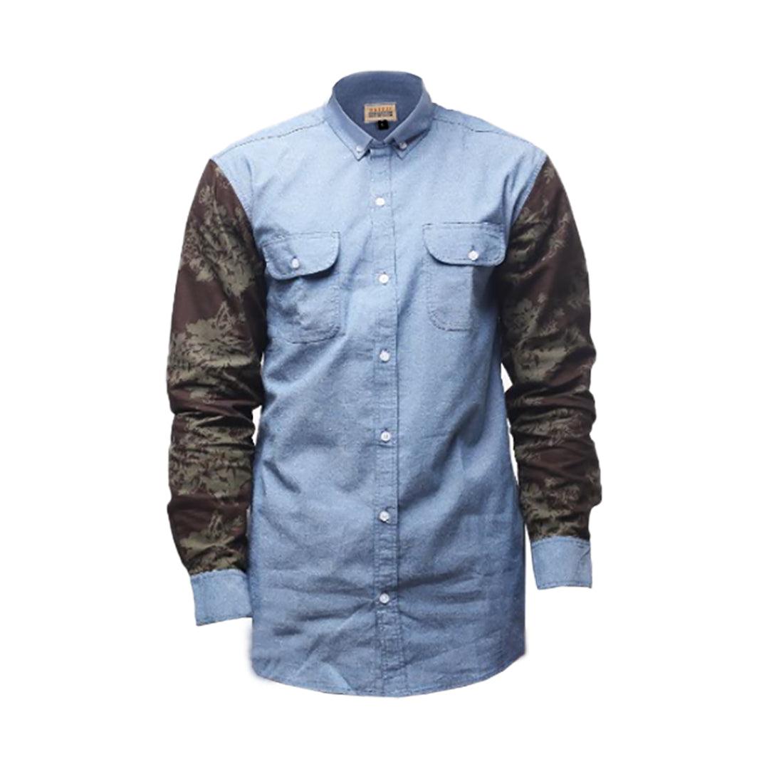 Obeezi Classic color flowery Long sleeve shirt - Obeezi.com