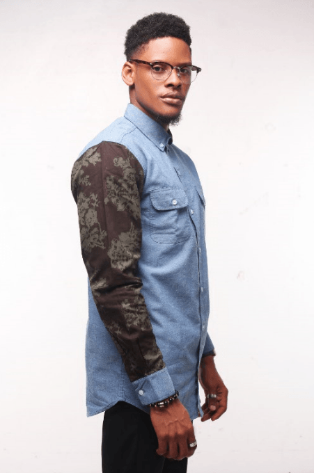 Obeezi Classic Dual color flowery Long sleeve shirt - Obeezi