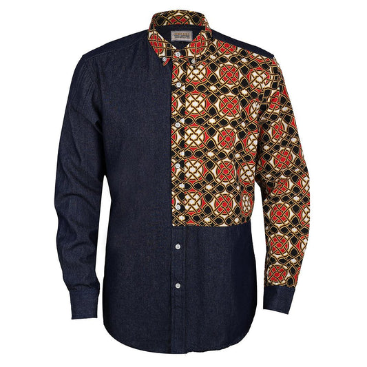 Obeezi Exquisite Double sided Multi Coloured Designed Shirt - Obeezi.com