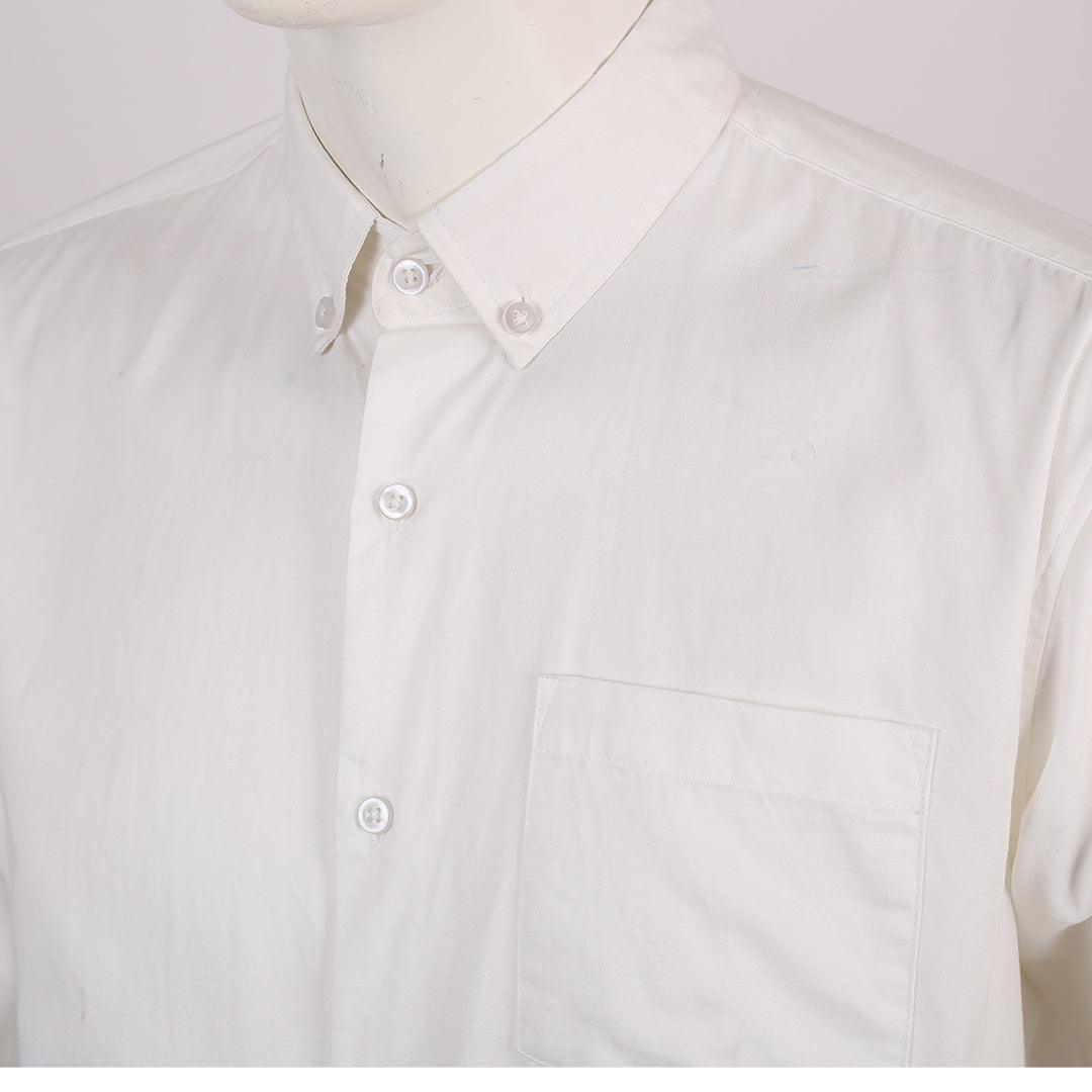 Obeezi Exquisite Half Camouflage Designed Shirt - White - Obeezi.com