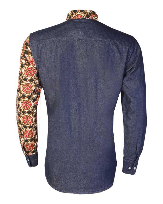 Obeezi Royal men Mid Colored Denim Shirt - Obeezi