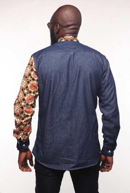 Obeezi Royal men Mid Colored Denim Shirt - Obeezi