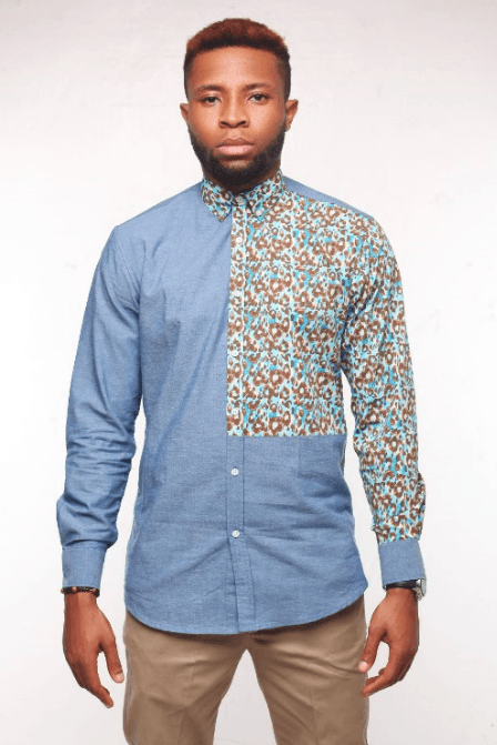 Obeezi Sky Blue Torado Shirt - Obeezi