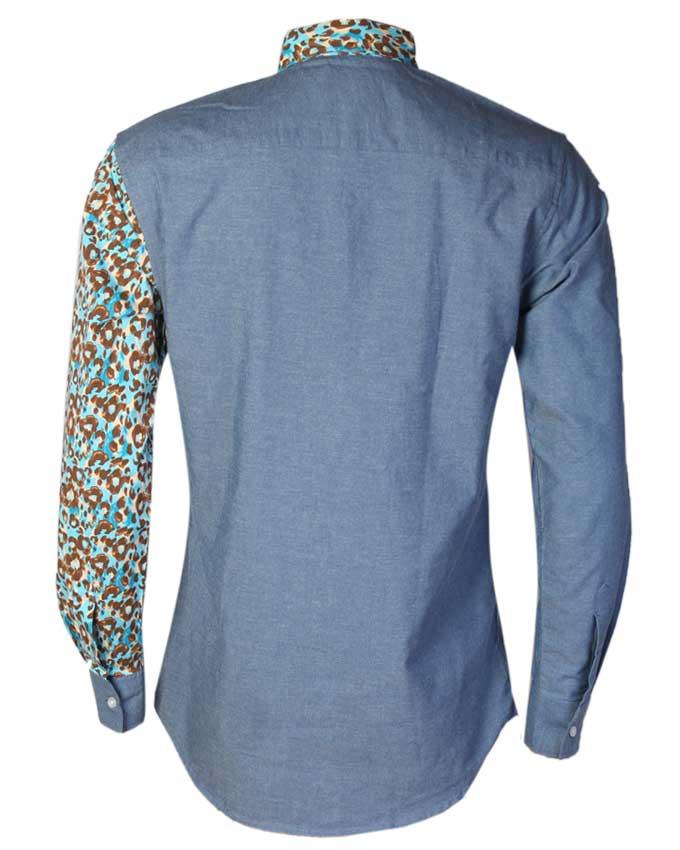 Obeezi Sky Blue Torado Shirt - Obeezi