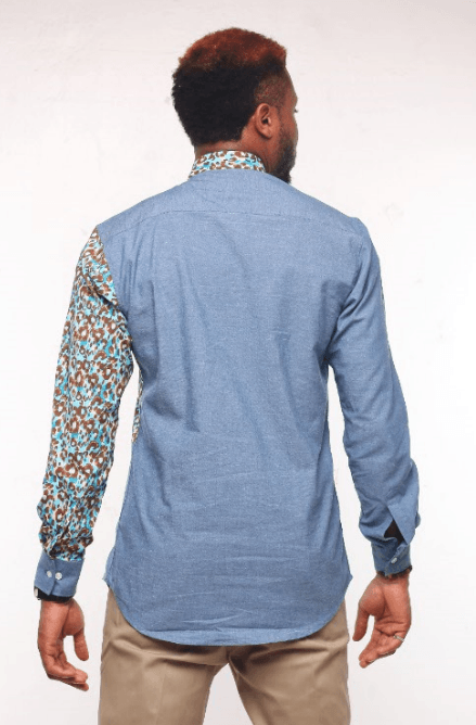Obeezi Sky Blue Torado Shirt - Obeezi