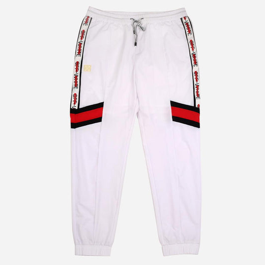 Off Men's Logo Designed Joggers - White - Obeezi.com