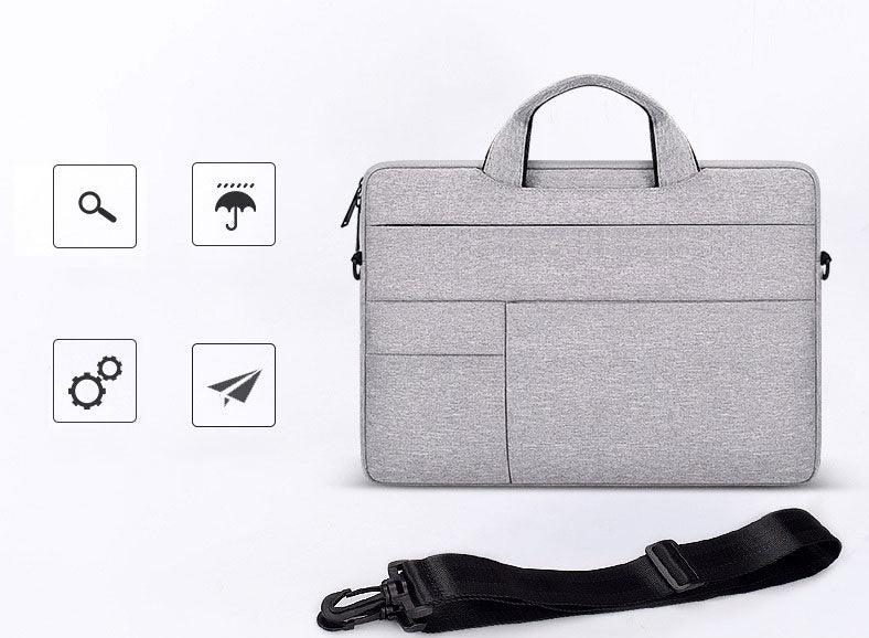 Office Travel 15.6 Inch Waterproof Custom Laptop Bag-Ash - Obeezi.com