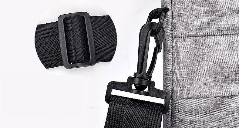 Office Travel 15.6 Inch Waterproof Custom Laptop Bag-Black - Obeezi.com