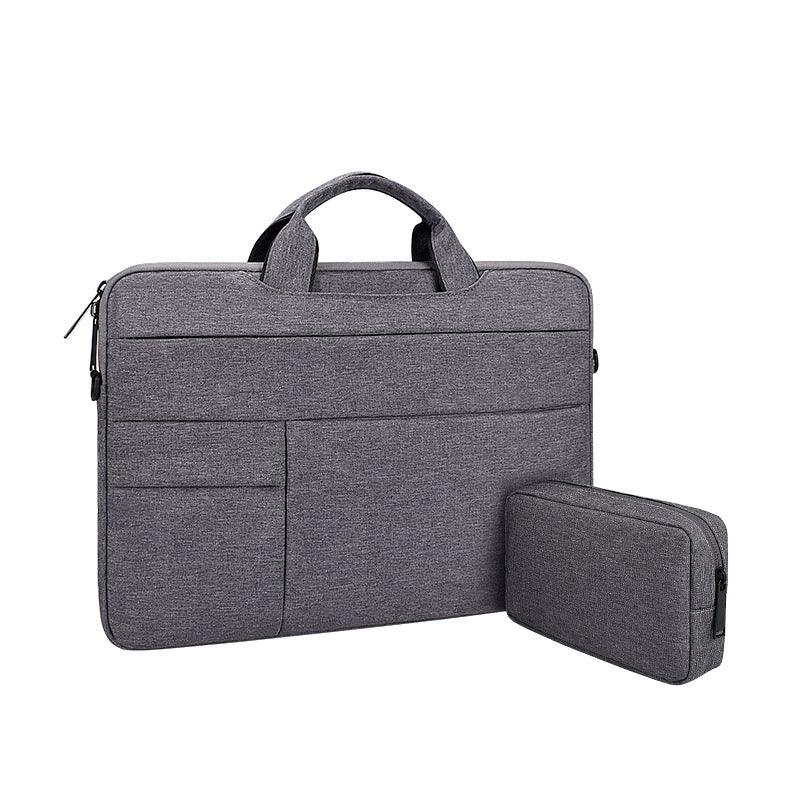 Office Travel 15.6 Inch Waterproof Custom Laptop Bag-Grey - Obeezi.com