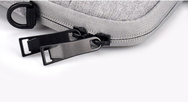 Office Travel 15.6 Inch Waterproof Custom Laptop Bag-Grey - Obeezi.com