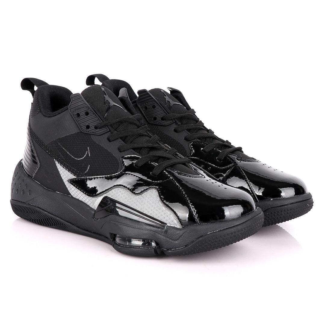 Original Air Jordan Zoom All Black Night Vader Sneakers - Obeezi