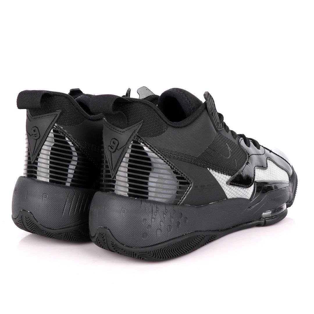 Original Air Jordan Zoom All Black Night Vader Sneakers - Obeezi