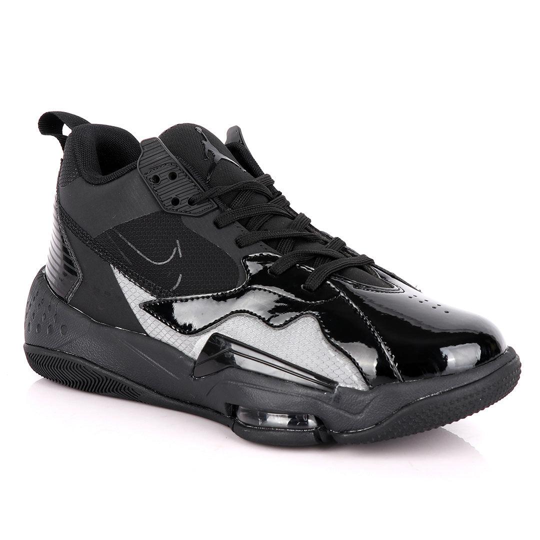 Original Air Jordan Zoom All Black Night Vader Sneakers - Obeezi