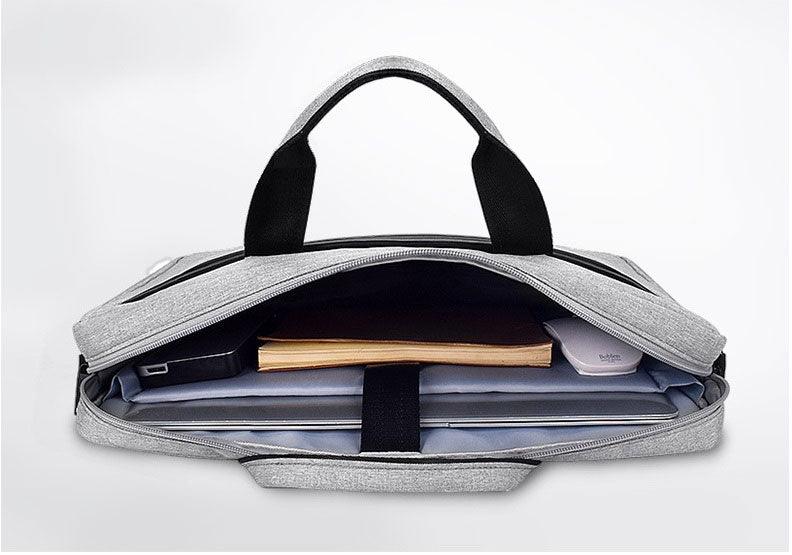 Oxford Men's Portable And Expandable Laptop Bag- Ash - Obeezi.com