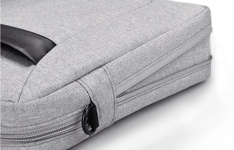 Oxford Men's Portable And Expandable Laptop Bag- Ash - Obeezi.com