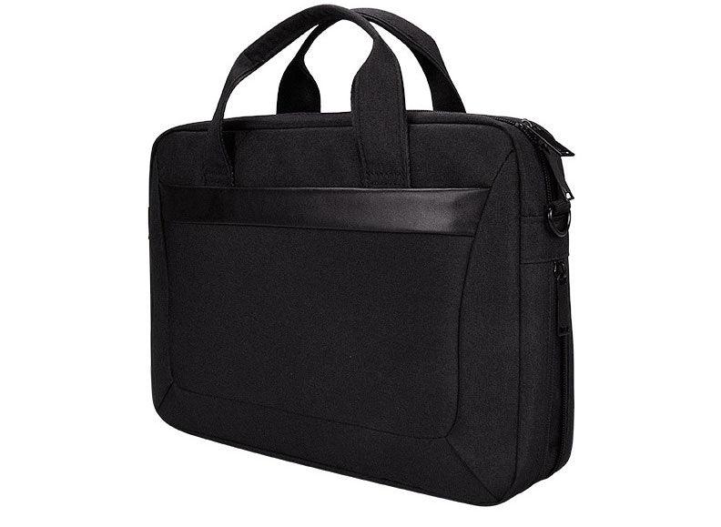 Oxford Men's Portable And Expandable Laptop Bag-Black - Obeezi.com