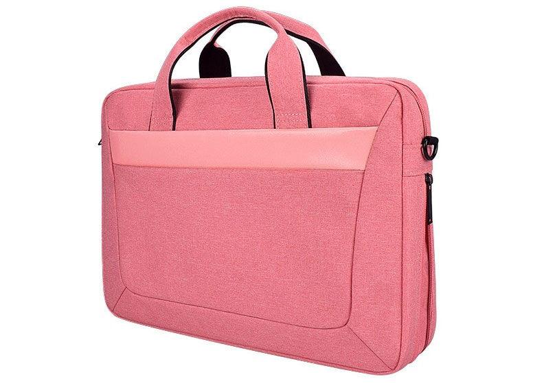 Oxford Men's Portable And Expandable Laptop Bag-Pink - Obeezi.com