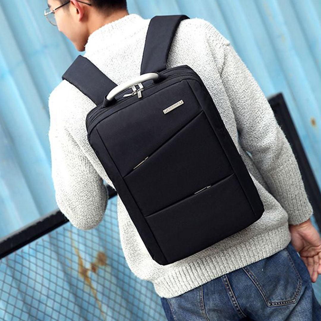 Package Multipurpose Student/Travel/Laptop Backpack- Black - Obeezi.com