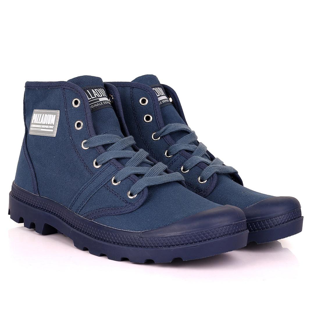 Pall Pampa Cowboy NavyblueComfortable High Quality Ankle Boots - Obeezi.com