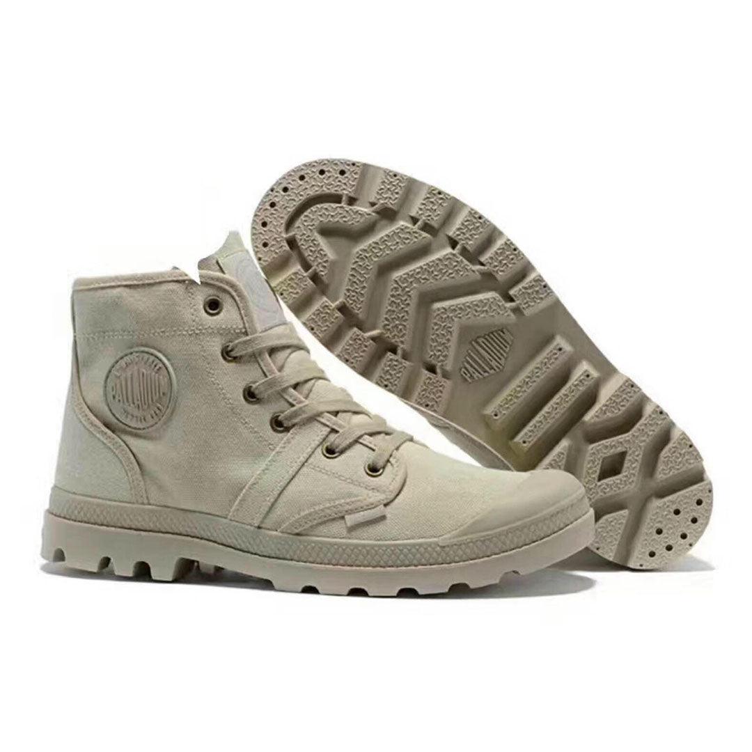 Palladium Depuis Jean Top Boot- Beige - Obeezi