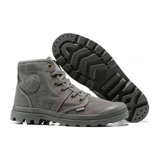 Palladium Depuis Jean Top Boot- Grey - Obeezi