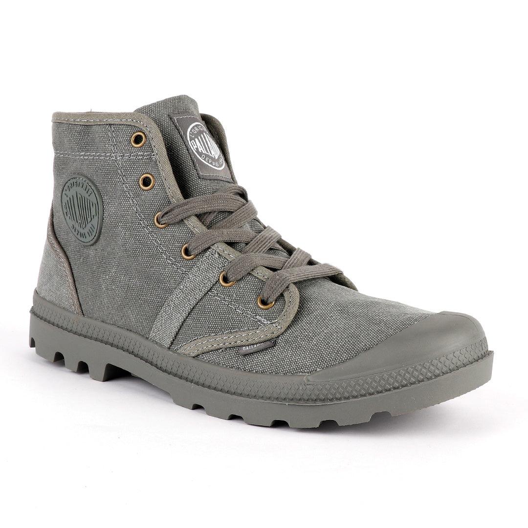 Palladium Depuis Jean Top Boot- Grey - Obeezi