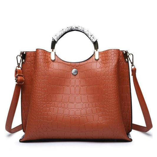 Paradise Imprint Women's Bag- Brown - Obeezi.com