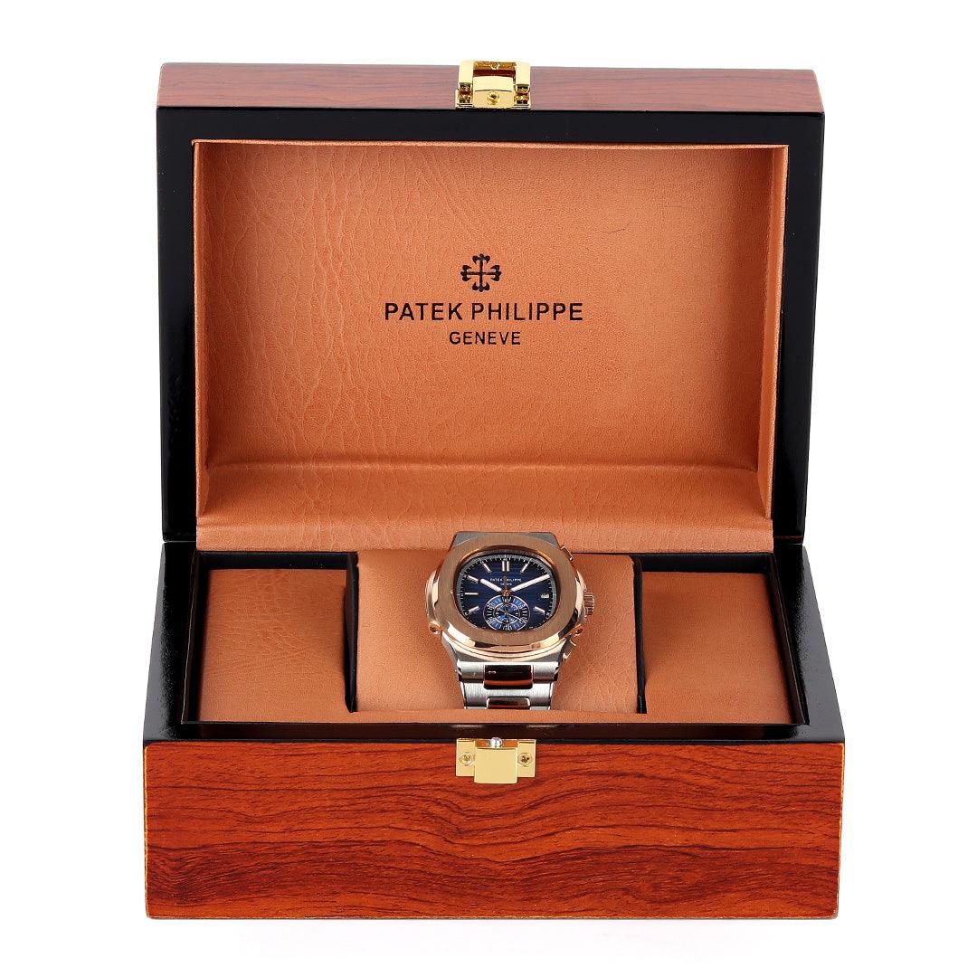 Patek Philippe Nautilus Stainless Steel and sapphire crystal back Watch - Obeezi.com