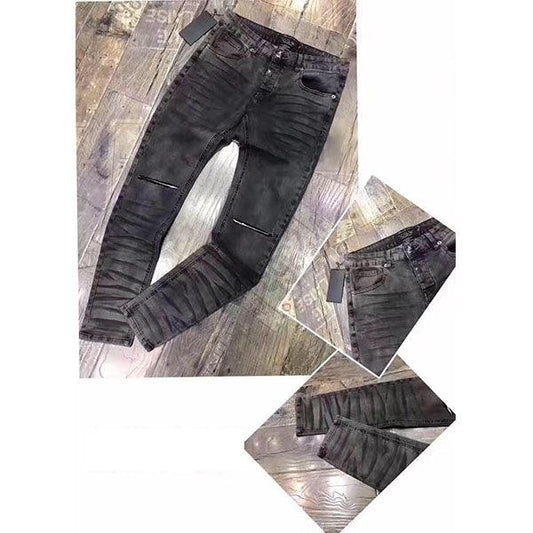 Philip Plein Straight Cut Ash jeans Trouser - Obeezi