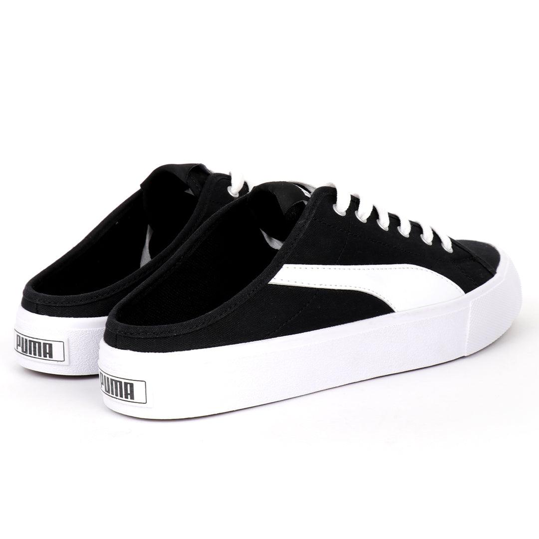 PM Bari Mule Black Mens' Sneakers - Obeezi.com