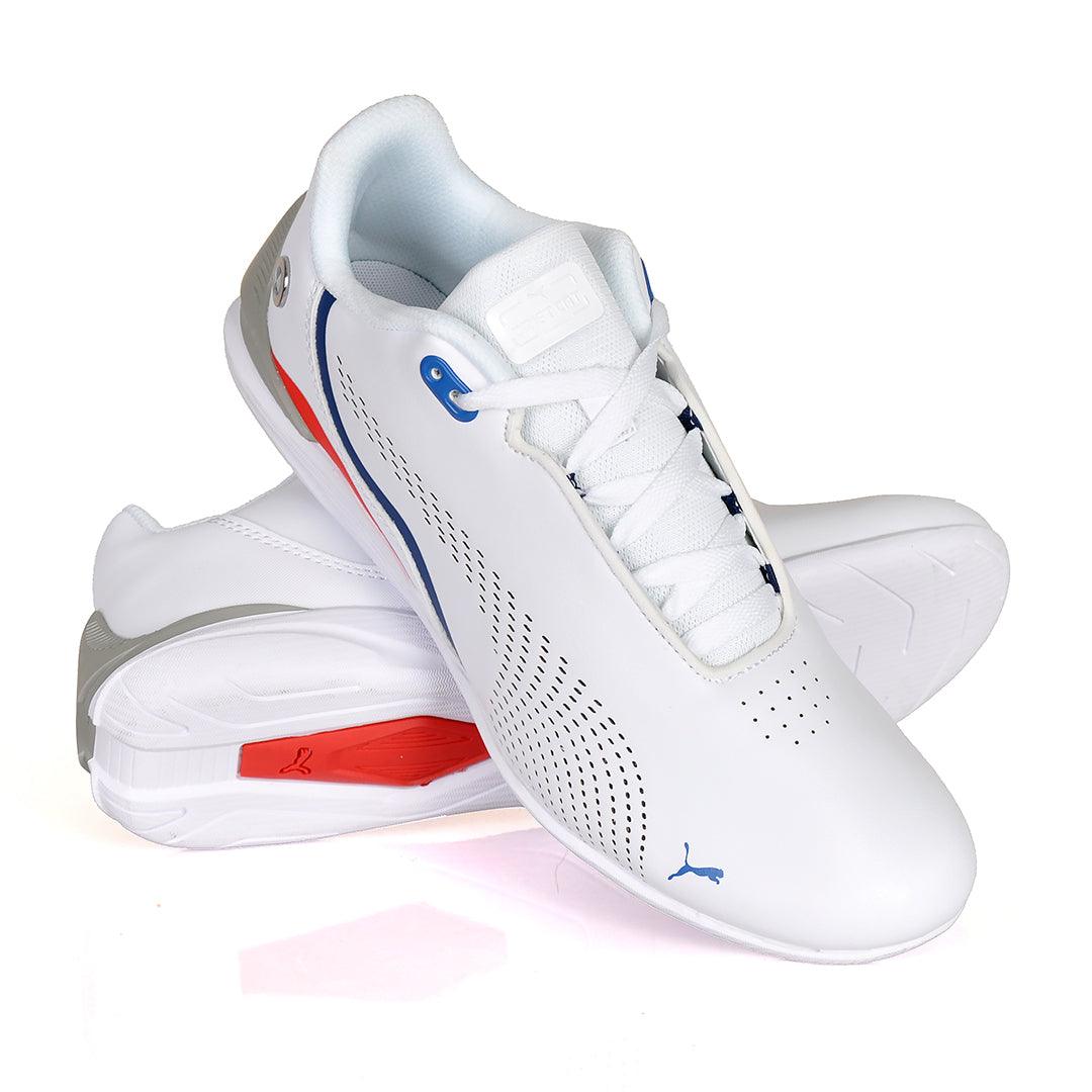 PM BMW Motorsport White R Cat Machina Sneakers - Obeezi.com